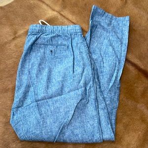 New without tags size large blue linen